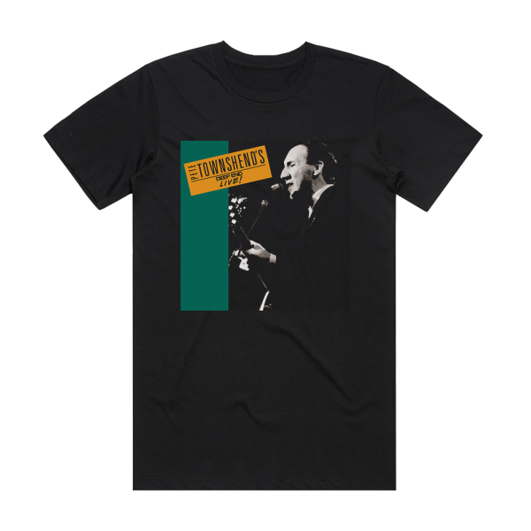 Pete Townshend Deep End Live Album Cover T-Shirt Black