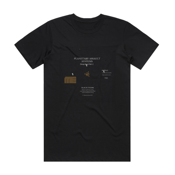 Planetary Assault Systems Deep Heet Vol 2 Album Cover T-Shirt Black