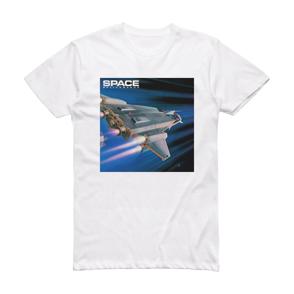 Space Deliverance 2 Album Cover T-Shirt White