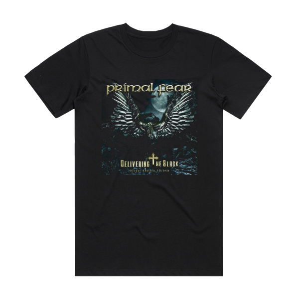 Primal Fear Delivering The Black Album Cover T-Shirt Black