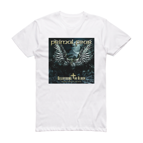 Primal Fear Delivering The Black Album Cover T-Shirt White