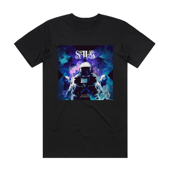 Sahg Delusions Of Grandeur Album Cover T-Shirt Black