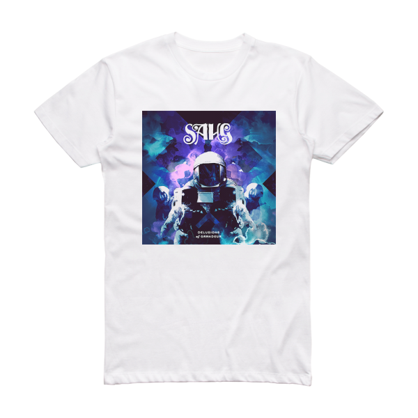 Sahg Delusions Of Grandeur Album Cover T-Shirt White