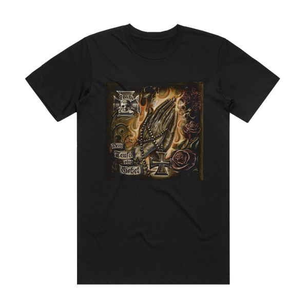 Rock Rottens 9mm Assi RocknRoll Dem Teufel Ein Gebet Album Cover T-Shirt Black