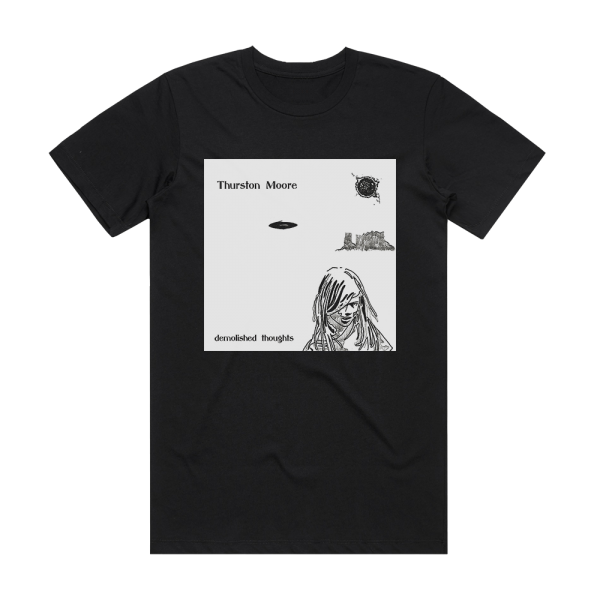 Thurston Moore Demolished Thoughts Album Cover T-Shirt Black