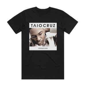 Taio Cruz Departure Album Cover T-Shirt Black
