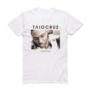 Taio Cruz Departure Album Cover T-Shirt White