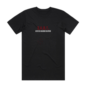 S K E T Depleted Uranium Weapons Album Cover T-Shirt Black