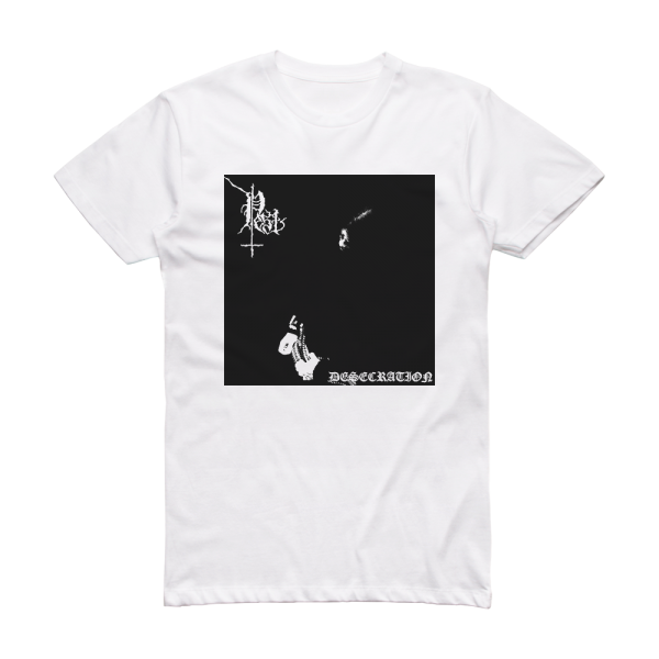 Pest Desecration Album Cover T-Shirt White