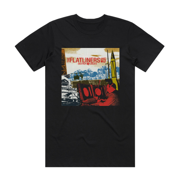 The Flatliners Destroy To Create Album Cover T-Shirt Black