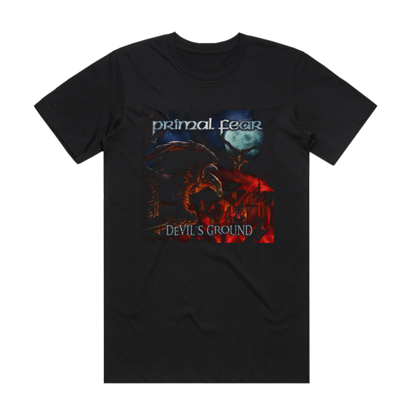 Primal Fear Devils Ground Album Cover T-Shirt Black