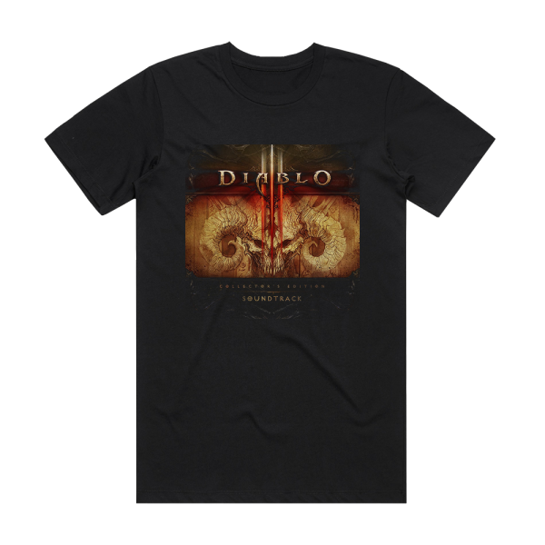 Russell Brower Diablo Iii Collectors Edition Soundtrack Album Cover T-Shirt Black