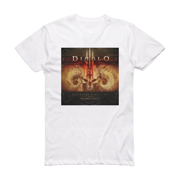 Russell Brower Diablo Iii Collectors Edition Soundtrack Album Cover T-Shirt White