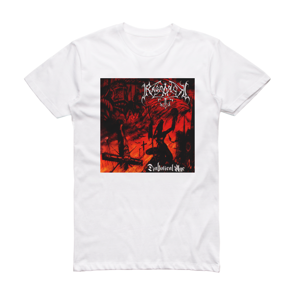 Ragnarok Diabolical Age Album Cover T-Shirt White