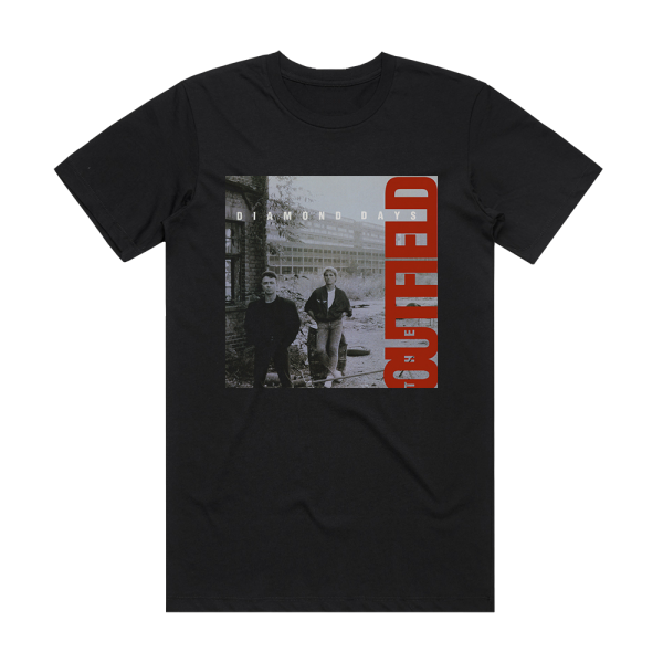 The Outfield Diamond Days Album Cover T-Shirt Black