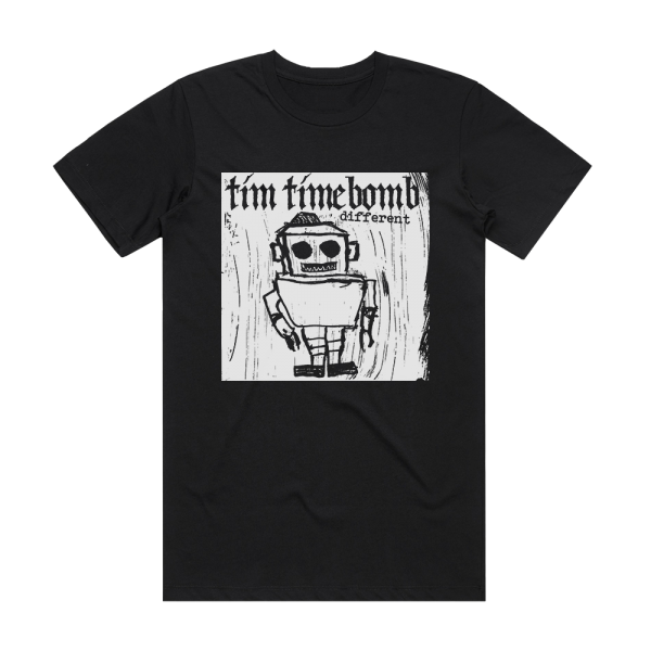 Tim Timebomb Different Album Cover T-Shirt Black