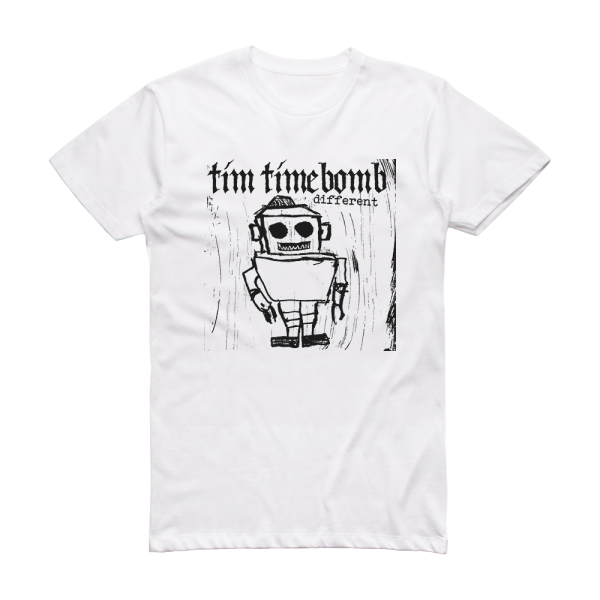 Tim Timebomb Different Album Cover T-Shirt White