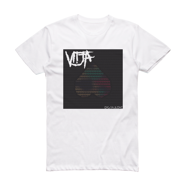 Vitja Digital Love 2 Album Cover T-Shirt White