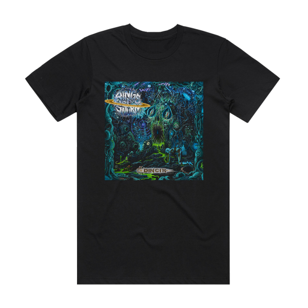 Rings of Saturn Dingir Album Cover T-Shirt Black