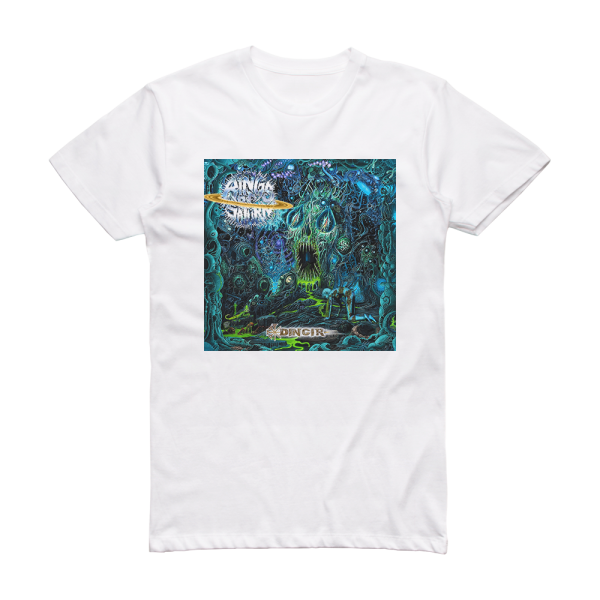 Rings of Saturn Dingir Album Cover T-Shirt White