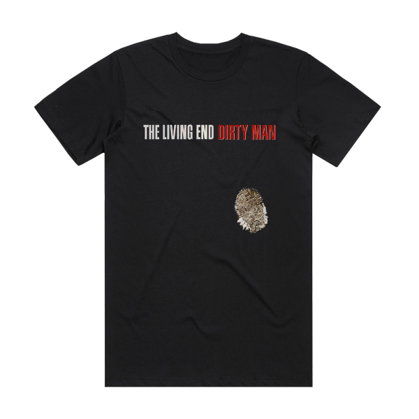 The Living End Dirty Man Album Cover T-Shirt Black