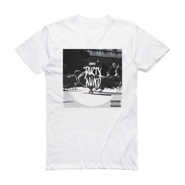 3OH3 Dirty Mind 1 Album Cover T-Shirt White