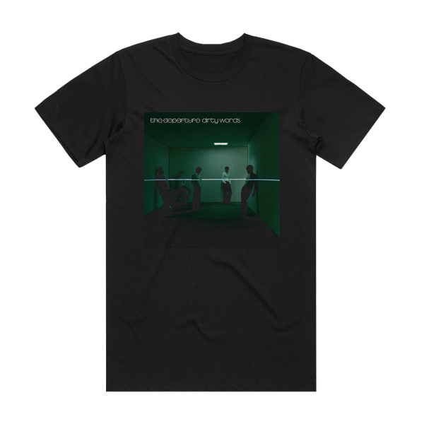 The Departure Dirty Words Album Cover T-Shirt Black