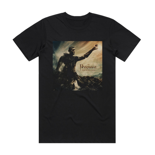 Pyramaze Disciples Of The Sun Album Cover T-Shirt Black