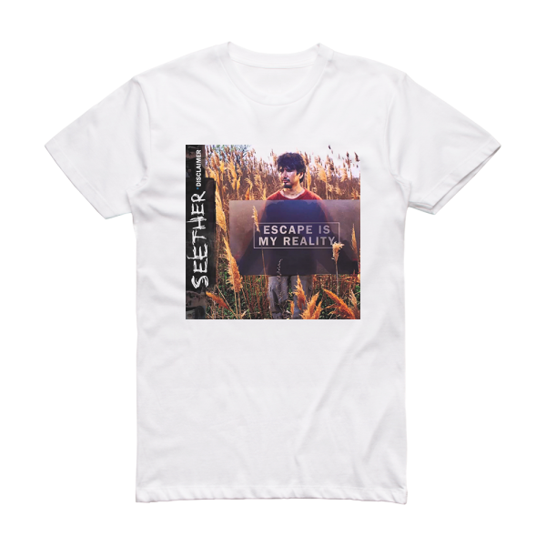 Seether Disclaimer 1 Album Cover T-Shirt White