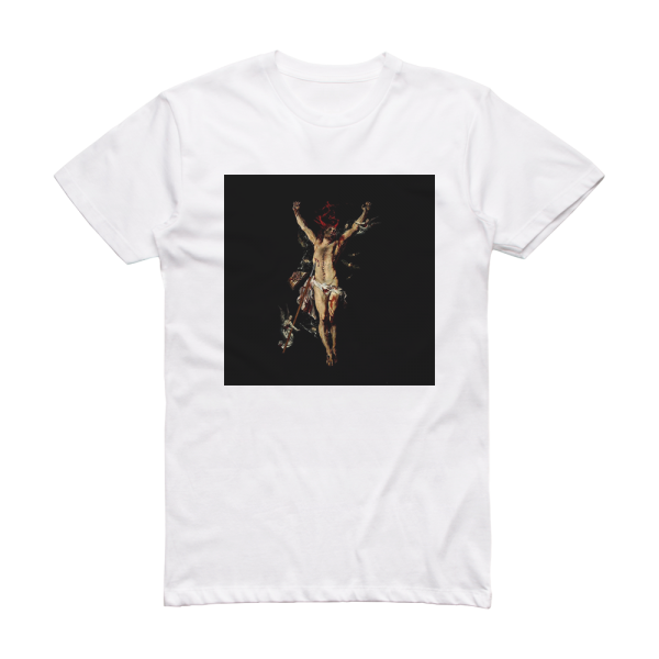 Profanatica Disgusting Blasphemies Against God Album Cover T-Shirt White
