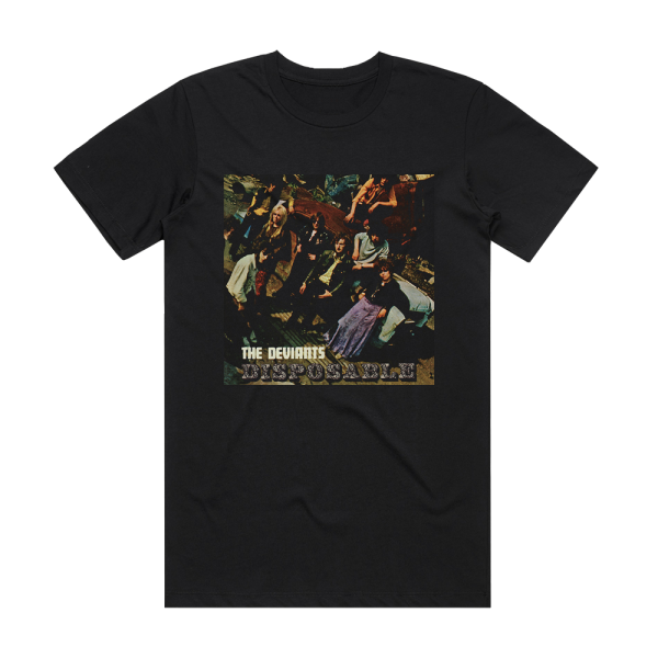 The Deviants Disposable Album Cover T-Shirt Black