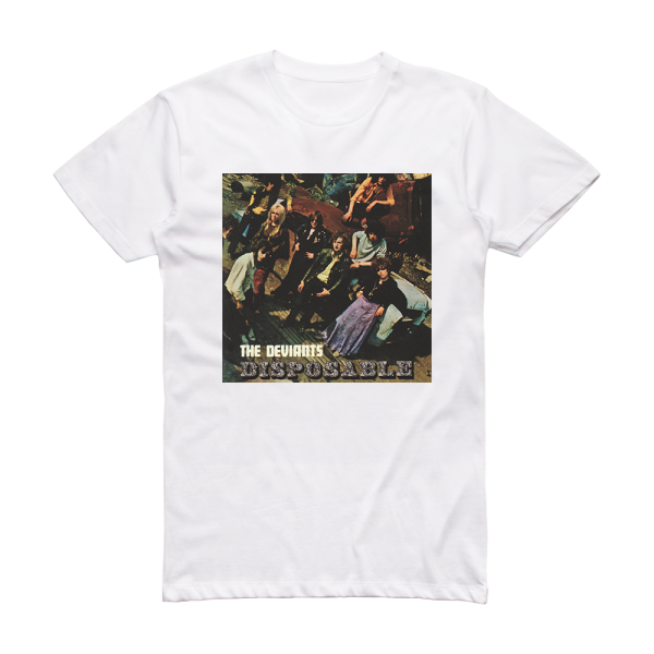 The Deviants Disposable Album Cover T-Shirt White