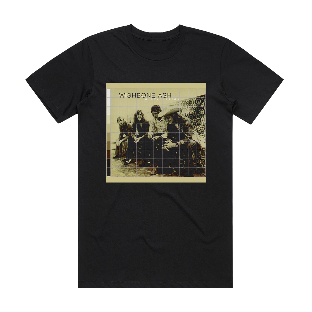 Wishbone Ash Distillation Album Cover T-Shirt Black – ALBUM COVER T-SHIRTS