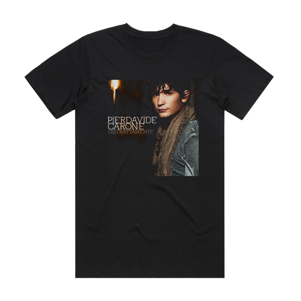 Pierdavide Carone Distrattamente Album Cover T-Shirt Black