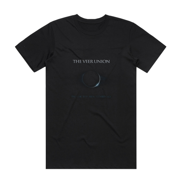 The Veer Union Divide The Blackened Sky 1 Album Cover T-Shirt Black