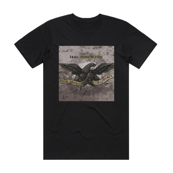 T S O L Divided We Stand Album Cover T-Shirt Black