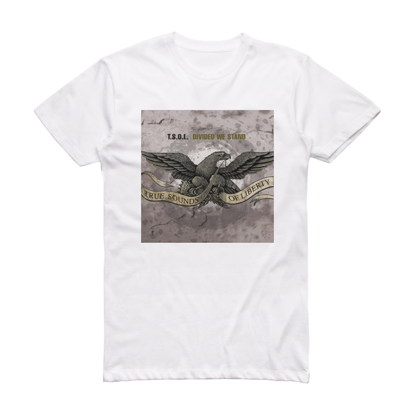 T S O L Divided We Stand Album Cover T-Shirt White