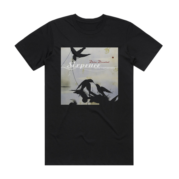 Sixpence None the Richer Divine Discontent Album Cover T-Shirt Black