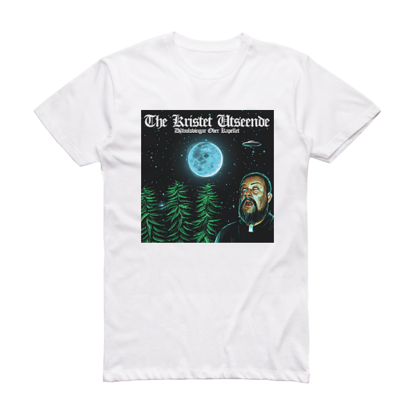 The Kristet Utseende Djvulsvingar Ver Kapellet Album Cover T-Shirt White