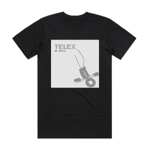 Telex Do Worry  Club Remixes Album Cover T-Shirt Black
