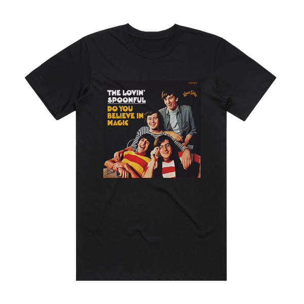 The Lovin Spoonful Do You Believe In Magic 1 Album Cover T-Shirt Black