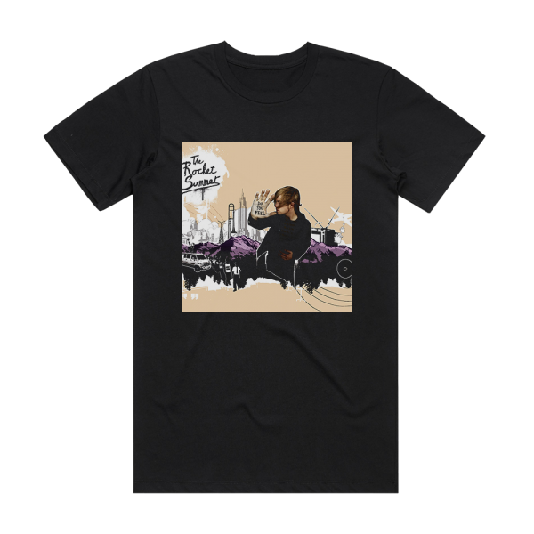 The Rocket Summer Do You Feel Album Cover T-Shirt Black