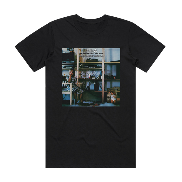 Throbbing Gristle Doa The Third And Final Report Album Cover T-Shirt Black