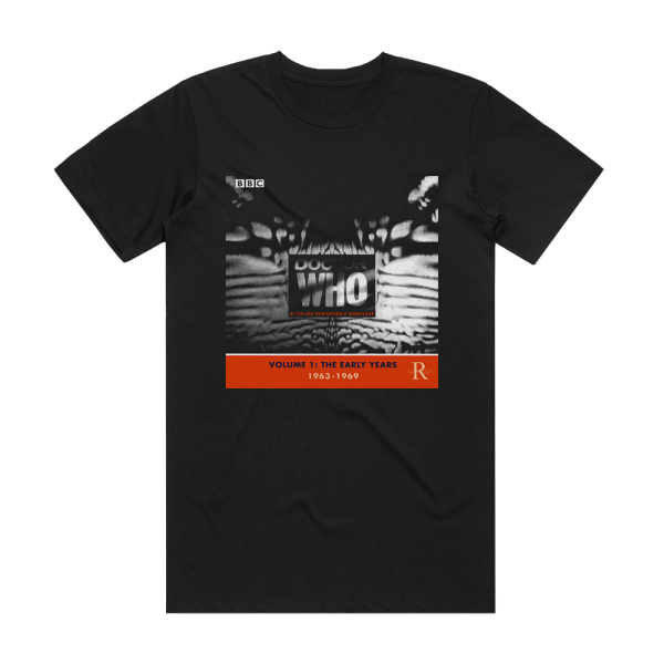 The BBC Radiophonic Workshop Doctor Who At The Bbc Radiophonic Workshop Volume 1 The Earl Album Cover T-Shirt Black