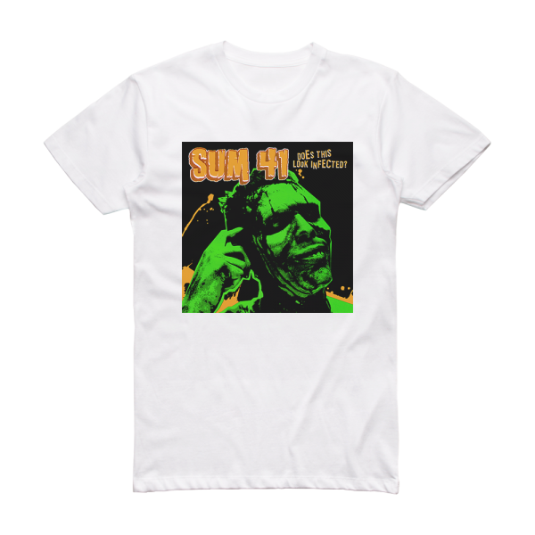 Sum 41 Does This Look Infected 2 Album Cover T-Shirt White