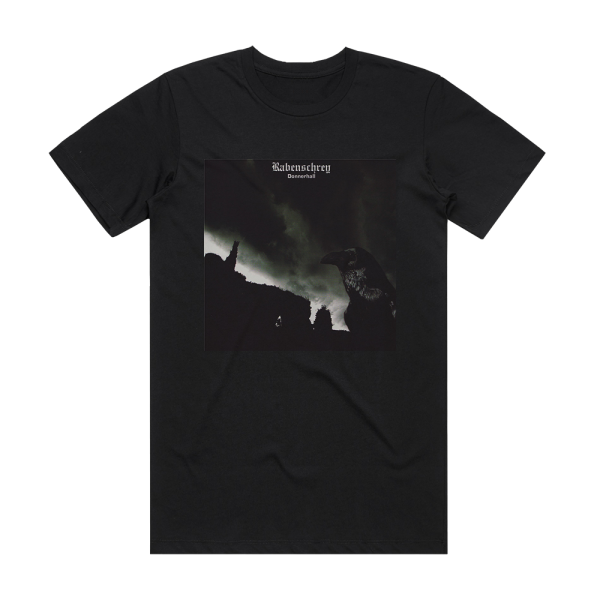 Rabenschrey Donnerhall Album Cover T-Shirt Black