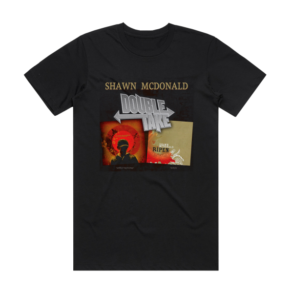 Shawn McDonald Double Take  Shawn Mcdonald Album Cover T-Shirt Black