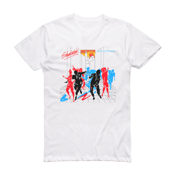 Shakatak Down On The Street Album Cover T-Shirt White