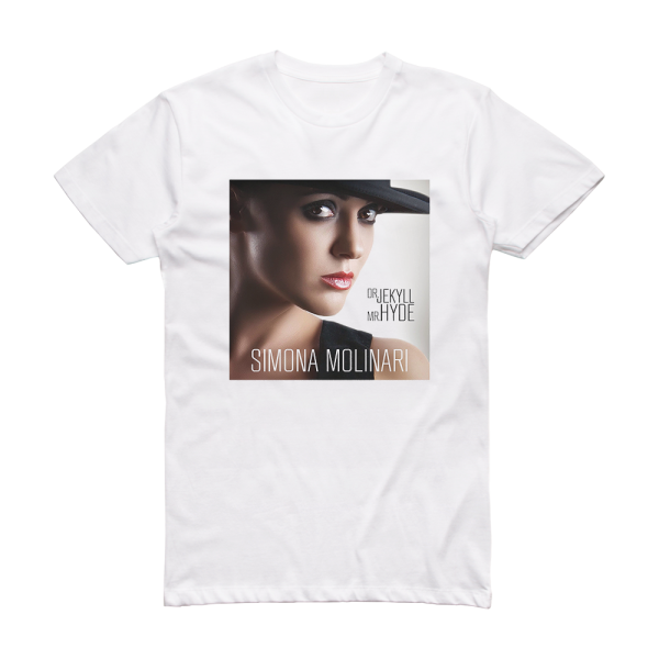 Simona Molinari Dr Jekyll Mr Hyde Album Cover T-Shirt White