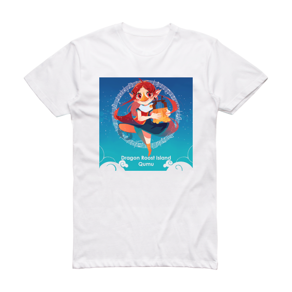 Qumu Dragon Roost Island From The Legend Of Zelda The Wind Waker Album Cover T-Shirt White